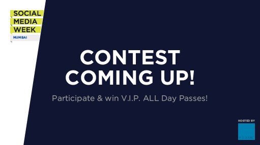 shreyshtyle's tweet photo. Wow, @SMWMumbai is coming up with a #contest where you can win all day VIP passes! Retweet &amp; participate. #SMWMumbai https://t.co/SAlsTgI6E5
