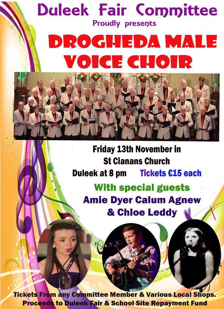 FairdayMeath's tweet photo. Sellings tickets and calendars today 11 to 1 in prayer rooms !come in and say hello and meet committee ! https://t.co/MdTorzuad2
