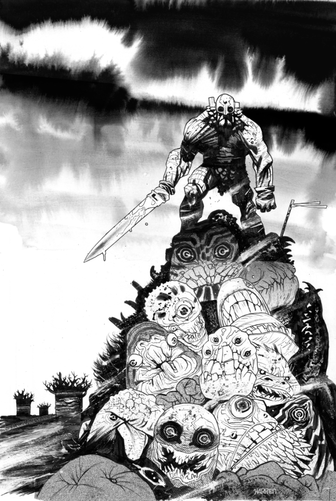 Final inks. The wash was added on a separate layer. 