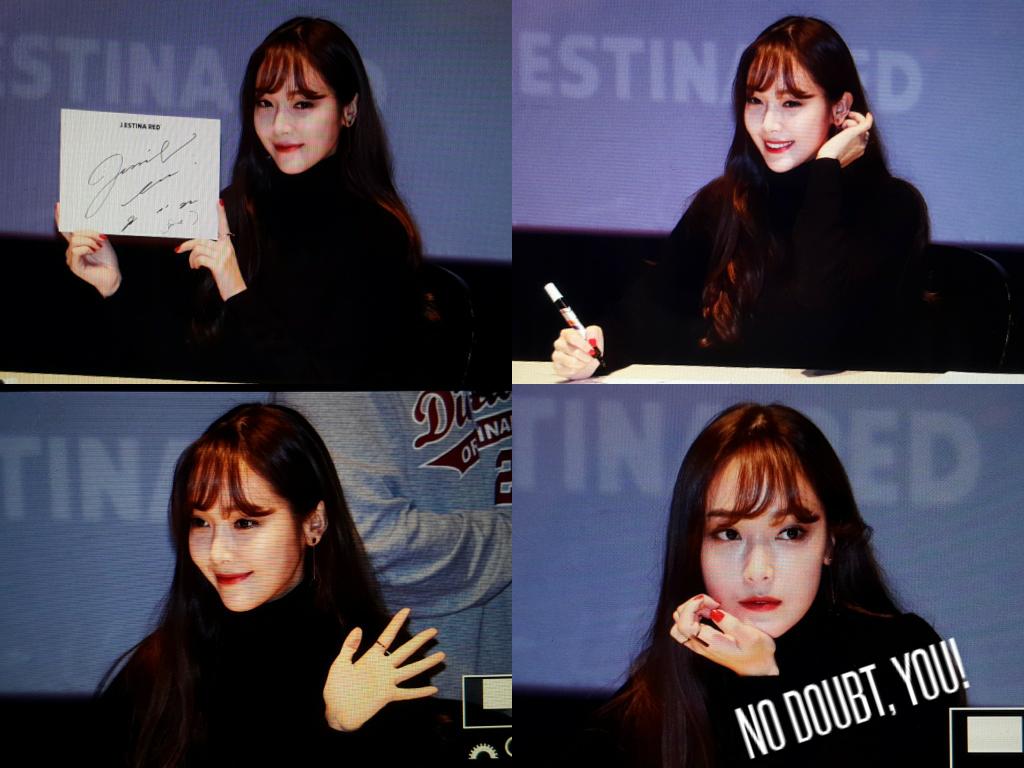 [PIC][07-11-2015]Jessica tham dự buổi Fansign cho dòng mỹ phẩm "J.ESTINA RED" tại "Myeongdong Lotte Cinema" vào chiều nay CTMEmLwUYAAshfR