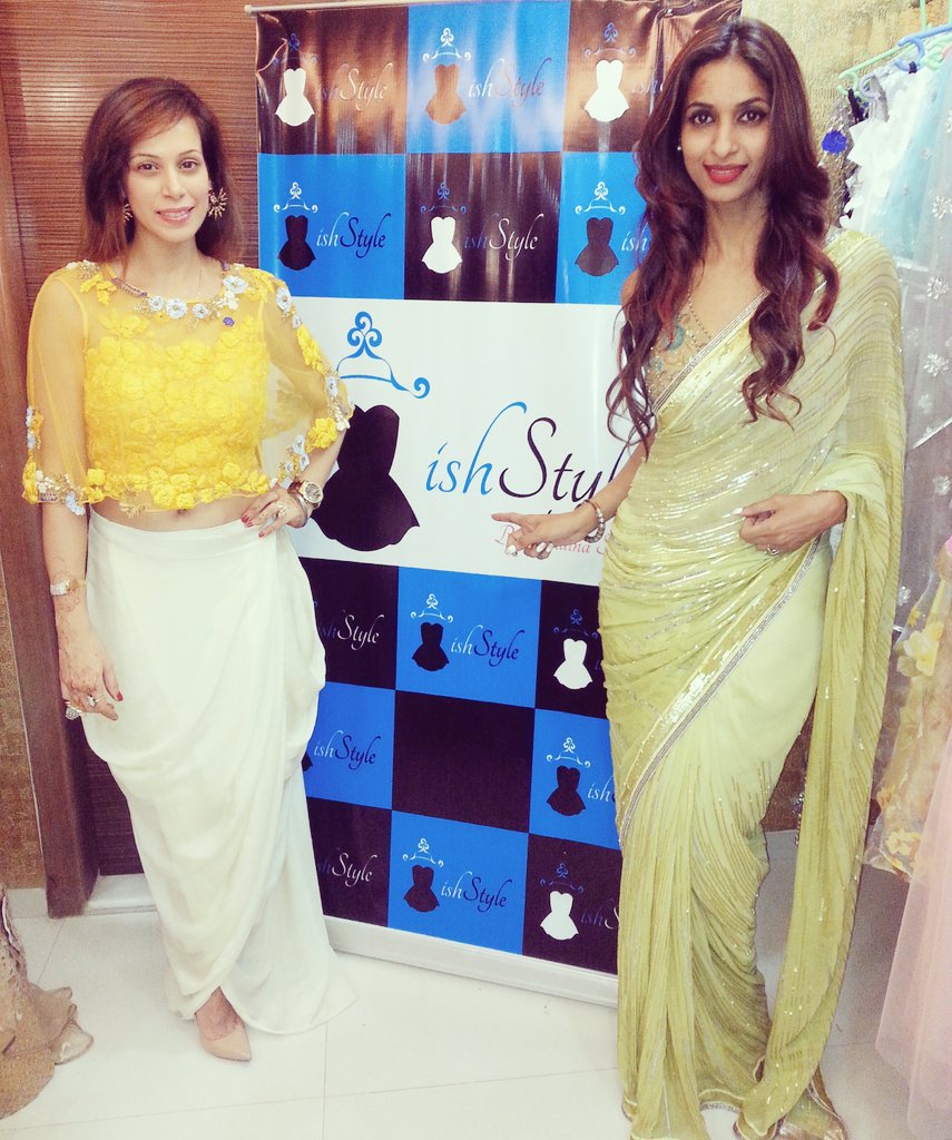sandhyashetty's tweet photo. Congratulations dear #sunainasingh launch of #ishstyle proud of u @MeetBrosHarmeet #designer #fashion #womanswear https://t.co/X6TxwnaMui