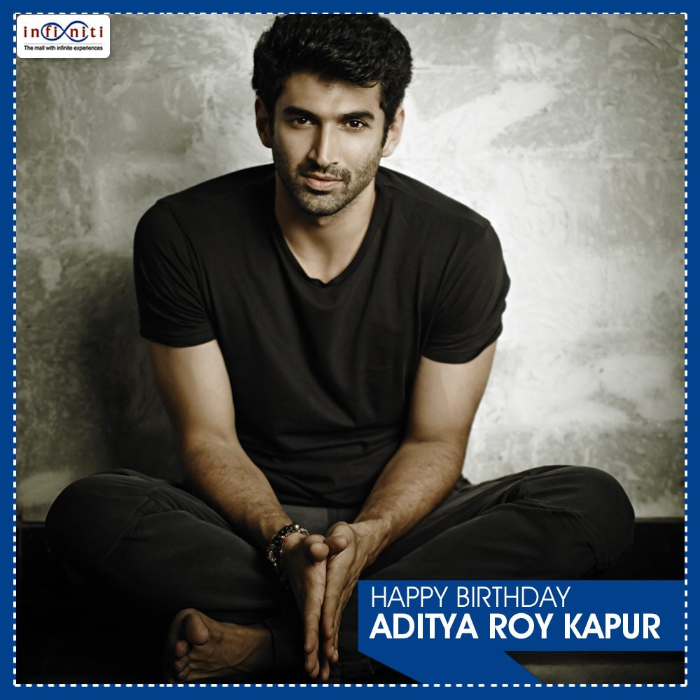 InfinitiMall's tweet photo. #AdityaRoyKapur , Sunn raha hai na tu, Birthday wish kar rahe hai hum #HappyBirthday 

RT to wish him 😊 https://t.co/n2S5i1ZMV3
