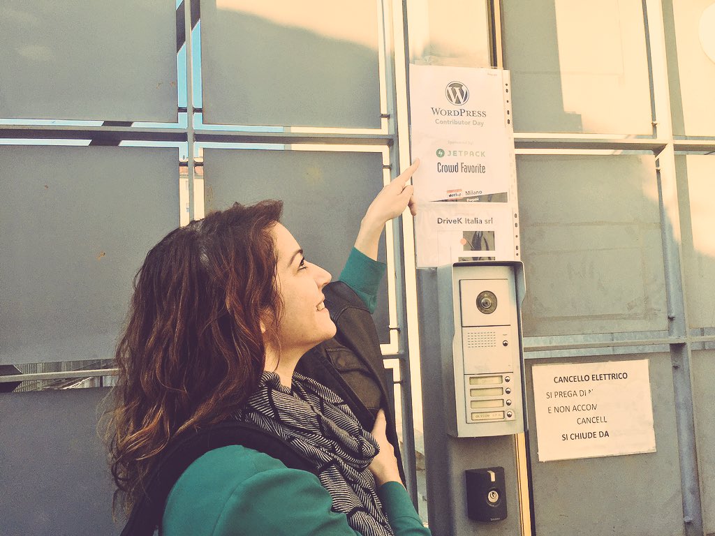 petyeah's tweet image. Almost there! Milan&apos;s first #WordPresscontributor day about to begin. Thx for the support @jetpack &amp;amp; @crowdfavorite