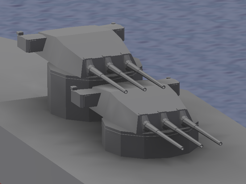 naval_craft's tweet photo. イタリア38.1cm三連装砲 https://t.co/16rSt2mMaB