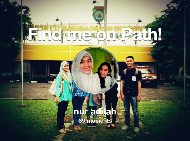 NA_Dillah's tweet photo. I've shared 69 memories with my friends on #Path - see them now at https://t.co/HTMurX9K3V! #thepersonalnetwork https://t.co/wgGWFuCSdX
