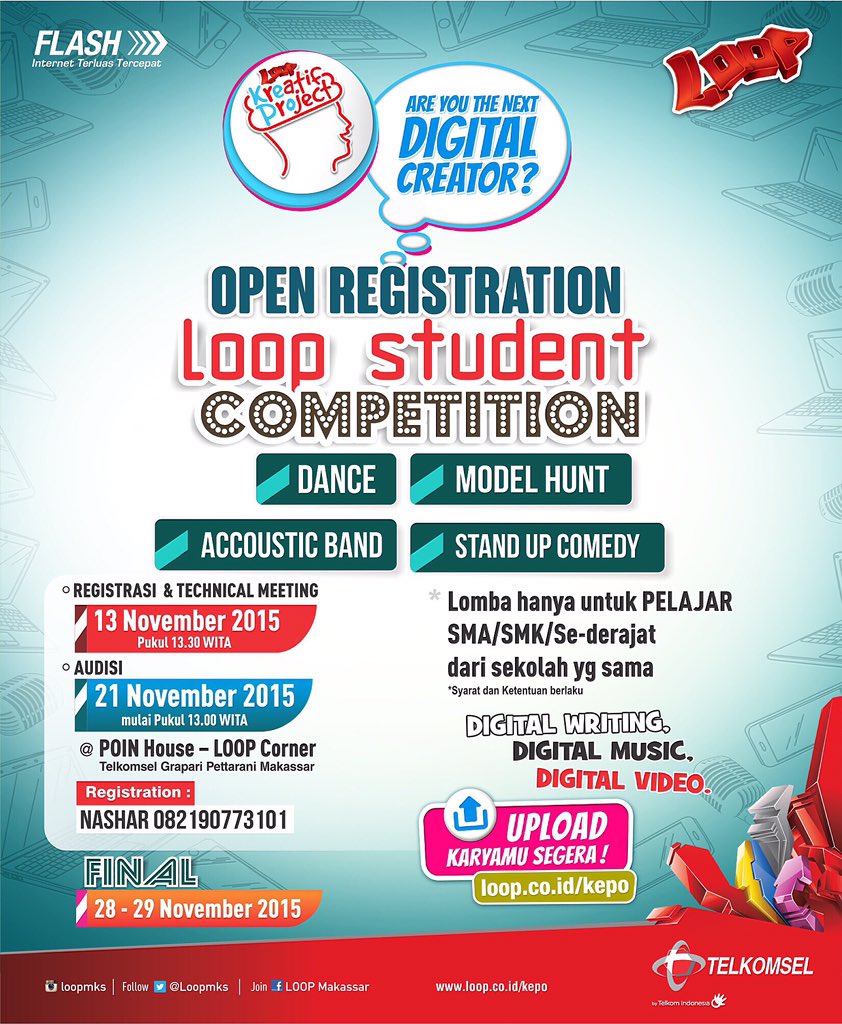 "jago dance/standupcomedy/band akustik/model daftar ini yakkk..!! <a href="/StandUpIndoMKSR/">StandUpIndoMKSR</a>  x.com/loopmks/status…