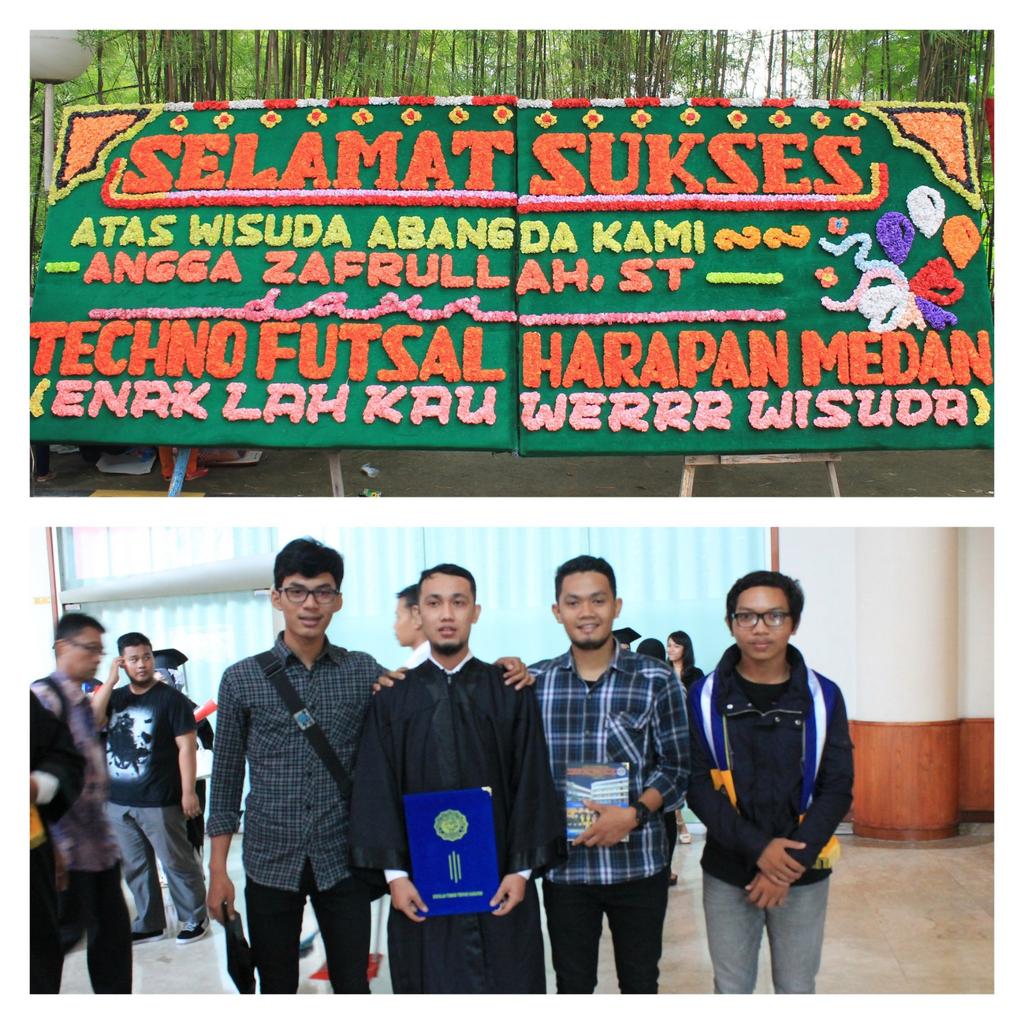 Selamat Wisuda Abangda Kami Angga Zafrullah ST