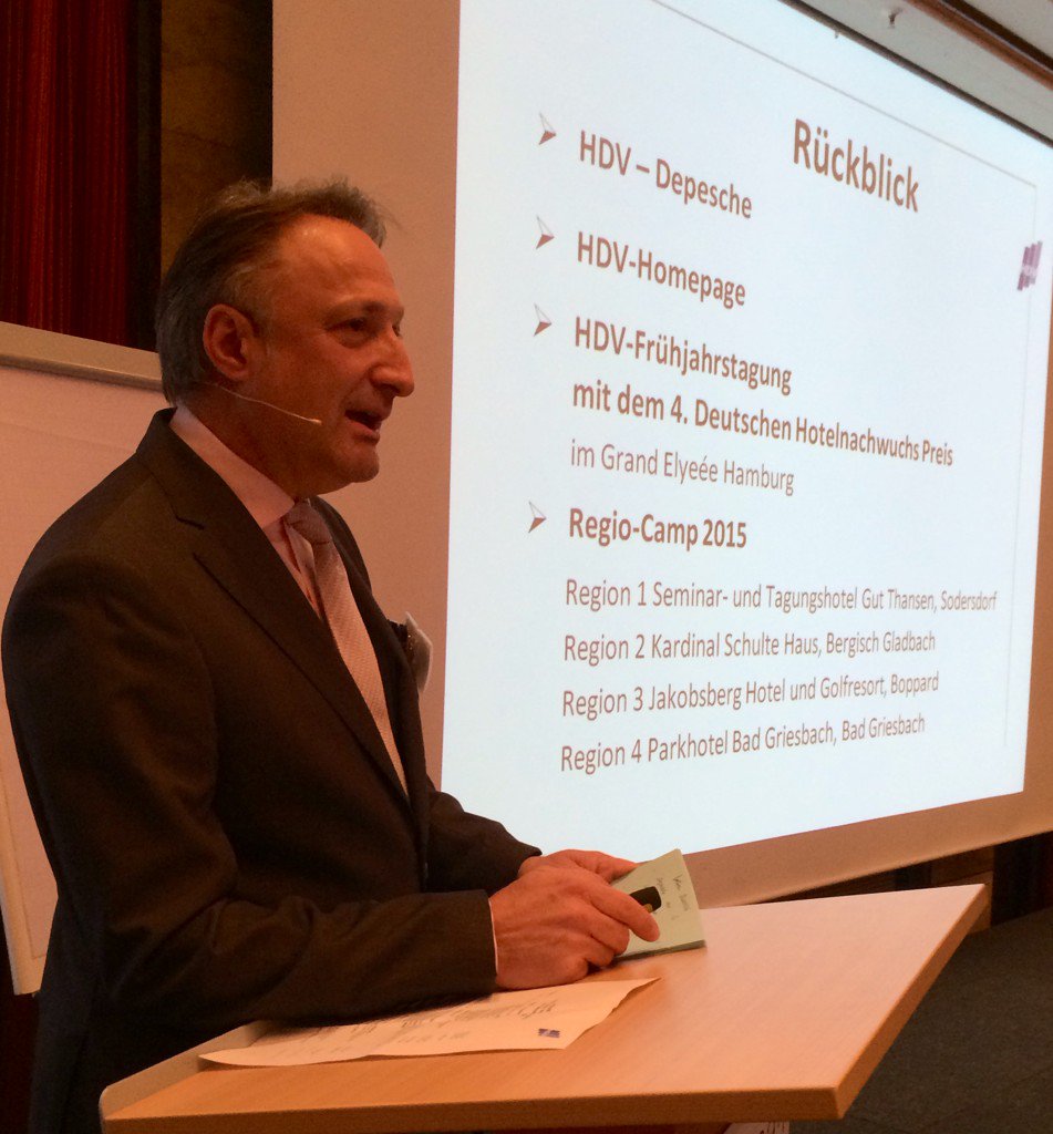 RolfWestermann's tweet image. #HDVnet Chef Jürgen #Gangl #Pullmann #Koeln Ausbildung geht nur über Qualität, Kooperationen mit #Dehoga HH u BaWü