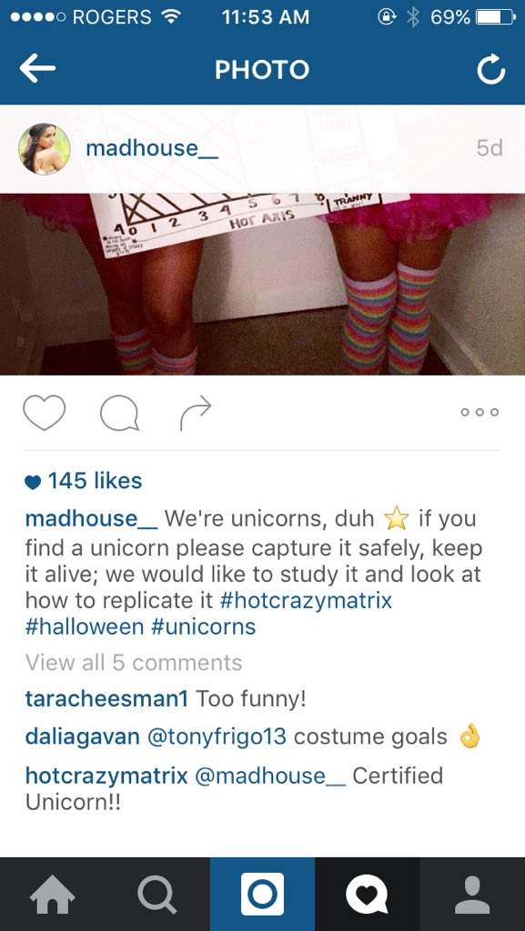 maddhouseee's tweet photo. Thank you to the #hotcrazymatrix for letting me know I'm a certified unicorn π¦ #hilarious #bottomcomment https://t.co/YPwHMRApzM