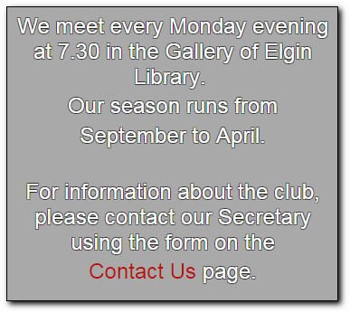 Moray Camera Club is the place to go to learn how to improve your photographs moraycameraclub.com