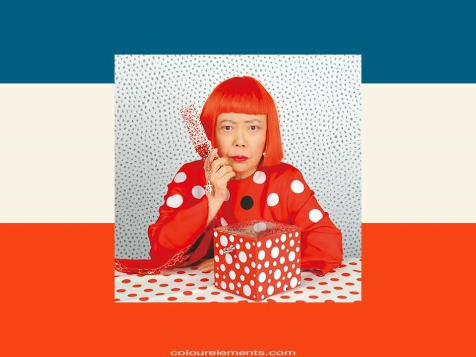 COLOURELEMENTS's tweet photo. Color & pattern guru Yoyoi Kusama gives ultimate teen attitude in her 80s #yoyoikusama #advancedstyle #advancedcolor https://t.co/jkttP4bKPq