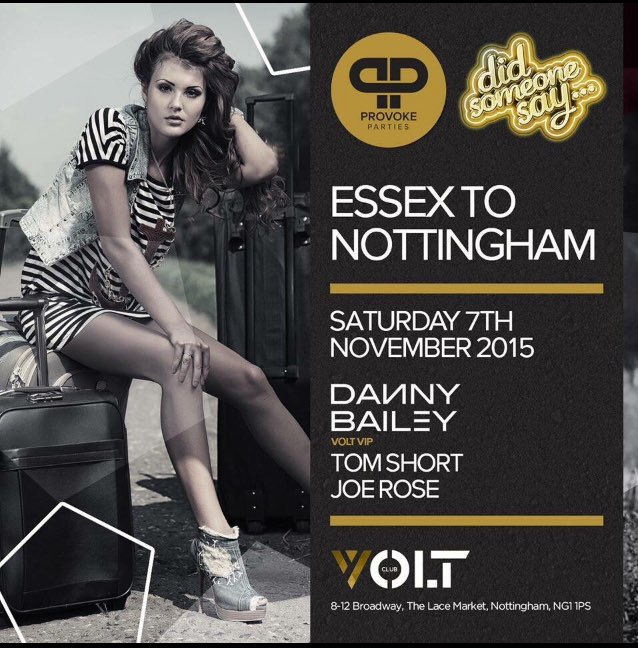 We are finally back Nottintgham! <a href="/DSSNights/">Did Someone Say</a> @voltclub_ tonight! #buzzing #dssfamily