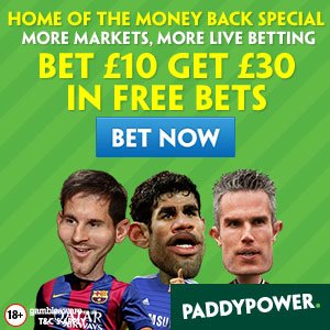 BigTipsTopBets's tweet image. Sign up for Paddy Power, place a £10 bet and get 3 #FREE £10 #bets!

Details here --&amp;gt; bit.ly/PP30FREE