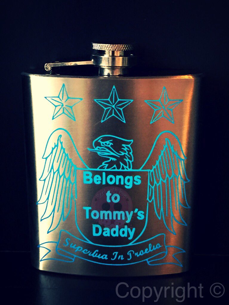 SentWithlove00's tweet image. Personalised hip flask any wording any theme😘
m.facebook.com/sentwithlovecr…
#daddysboy #football #hipflask #stockingfiller