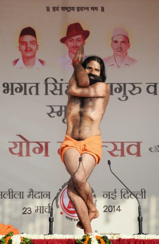 Yes. Baba Ramdev deserves the Nobel Prize. Look at him vividly demonstrating the double helix structure of DNA...