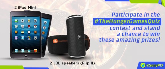 SonyPIX's tweet photo. Q5 What's the complete name of the second Hunger Games movie?
Answer to win BIG in #TheHungerGamesQuiz! https://t.co/bpyi4N1UW8