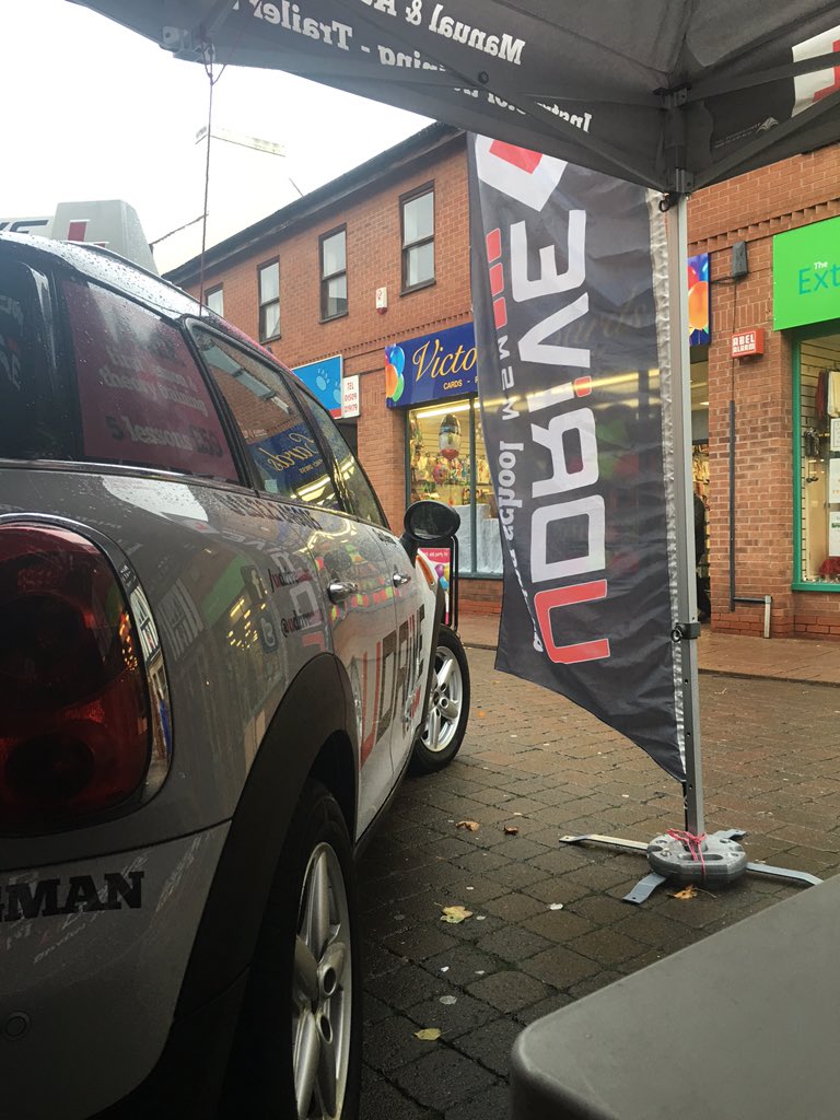 GlynMor9an's tweet photo. My view for the rest of the day in Loughborough. Advertising for driving lessons with UDrive Msm. https://t.co/wMQux6SJoq
