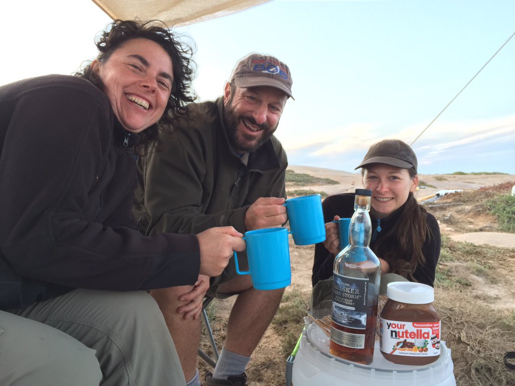 PitcherBen's tweet image. Forgot the cutlery but remembered the whisky and Nutella #fieldworkwin #fieldworkfail @RobHarcourt