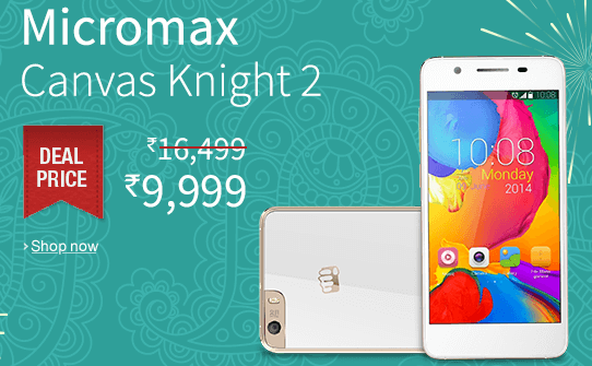 Searchmymobile's tweet photo. Micromax #Canvas #Knight2 @ Rs.9,999/- Only on Amazon. Offer valid Only for Limited Period!! https://t.co/s3iqWi0JSh https://t.co/1XuH3ky9PH