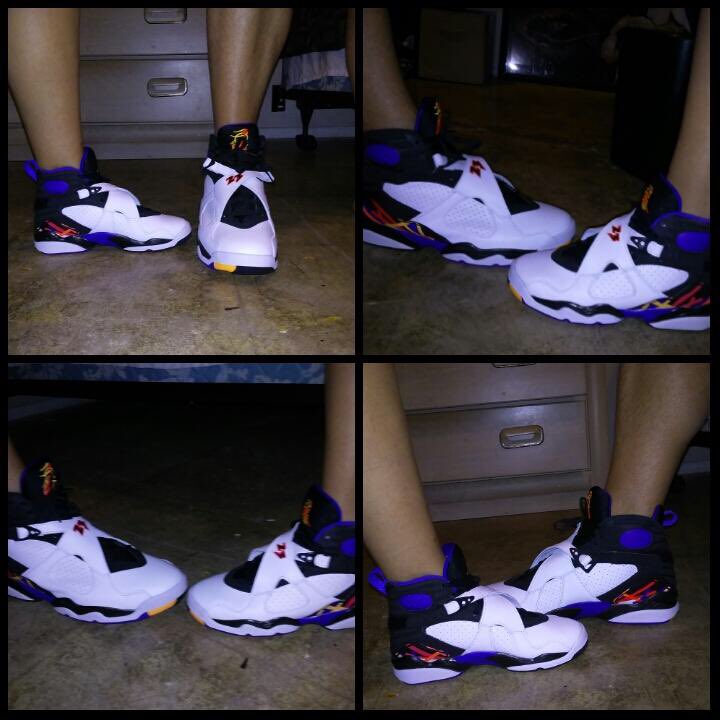 WizdomWeGotNext's tweet photo. #Me #Girlfriend #SameKicks #Retro8 #3Peat https://t.co/rTFPdlMCak