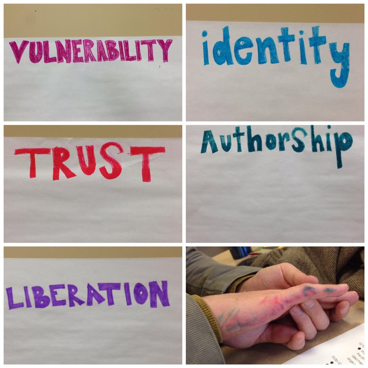 ashleeconsult's tweet photo. hallmark of a true facilitator! join us in McG 217 for session 1! #markersmudge #VITALbook #MSLC_2015 https://t.co/db41iF4SwT