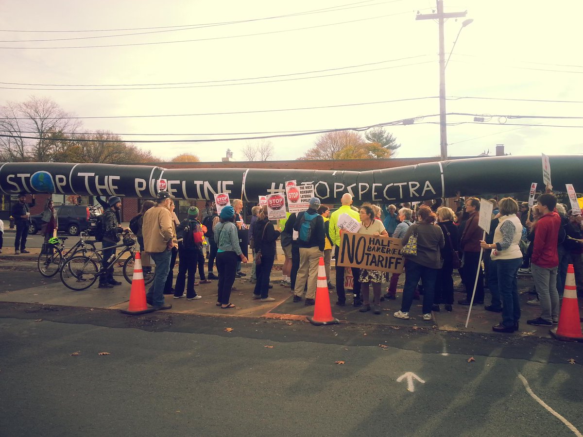 Meanwhile, in #westroxbury #stopspectra #stopthepipeline resistthepipeline.org