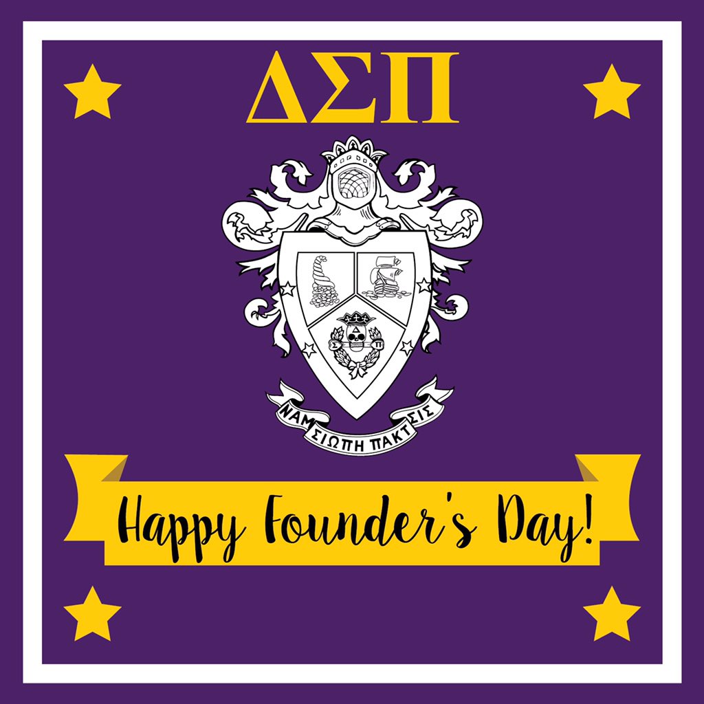 Happy Founder's Day, <a href="/deltasigmapi/">Delta Sigma Pi</a>! #PTBAD