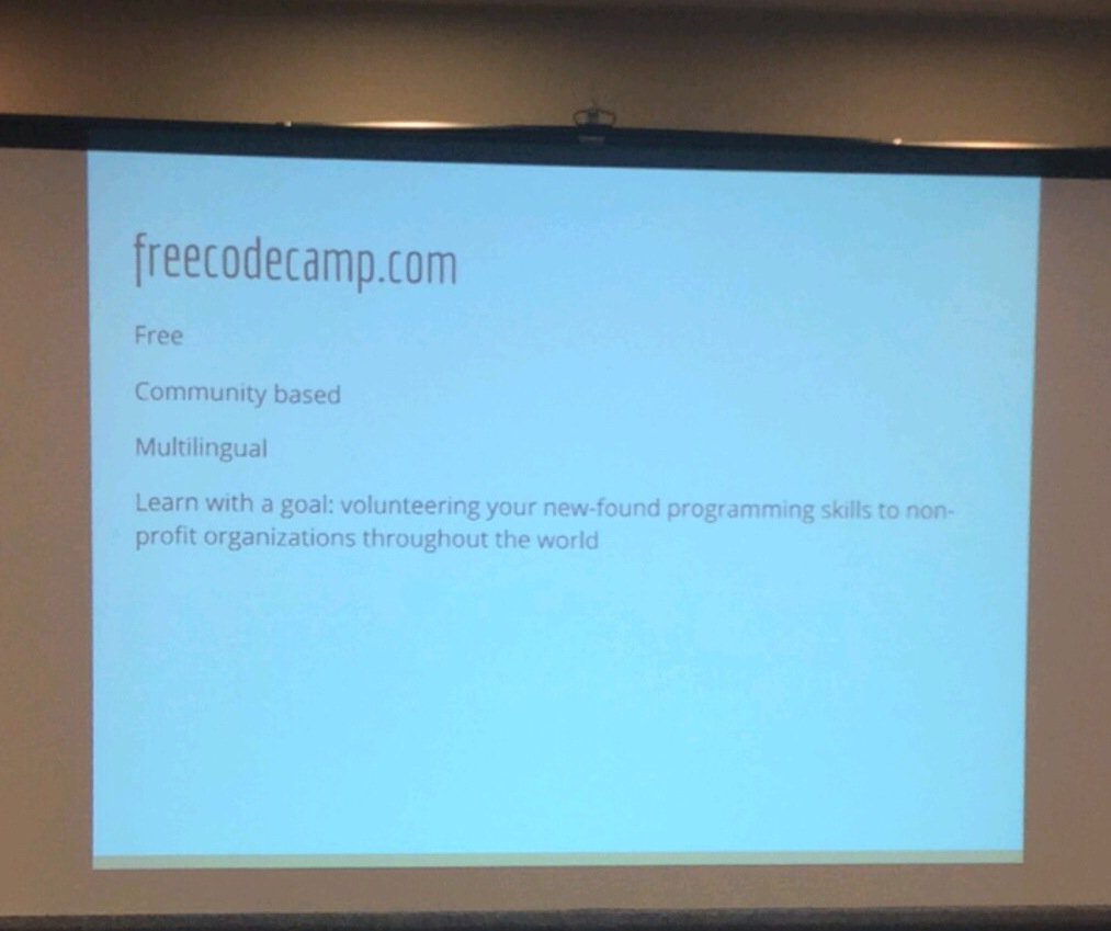 WBrye's tweet photo. #aect2015
Introduction to coding workshop at Tech Saturday https://t.co/k40bDBul56
