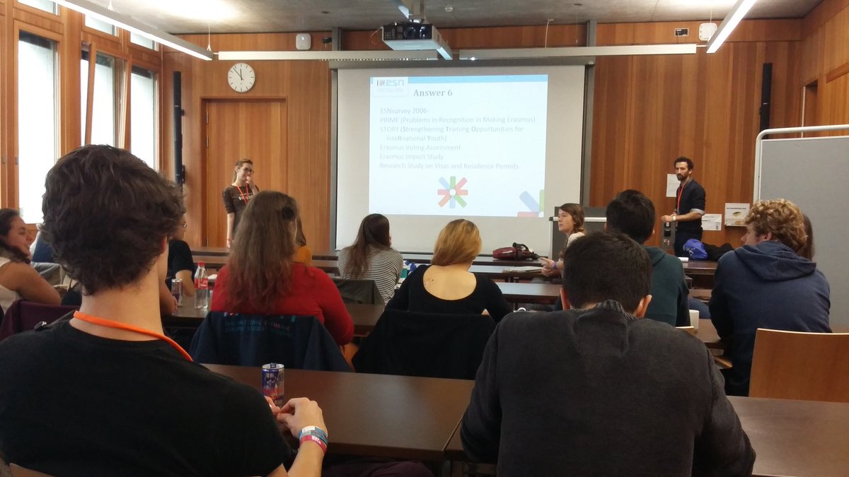 Interactive workshop by ICE <a href="/vdupouey/">Valentin Dupouey 👨‍🎓🇪🇺</a> at #WEPkoeln - nice quiz &amp; useful information on education policies <a href="/ESN_Int/">ESN International</a>