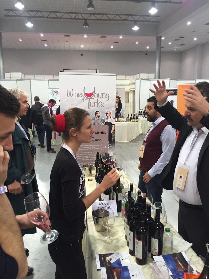 YunusMermerci's tweet photo. Passionately talking about #kastrotireli at #dwcc15 #winesofyoungturks #turkishwines https://t.co/BwLT3cVt0X