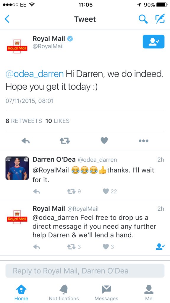 wee_kezza's tweet photo. 😂 brilliant @odea_darren #illWaitForIt 😂 https://t.co/cMQOnodjrg
