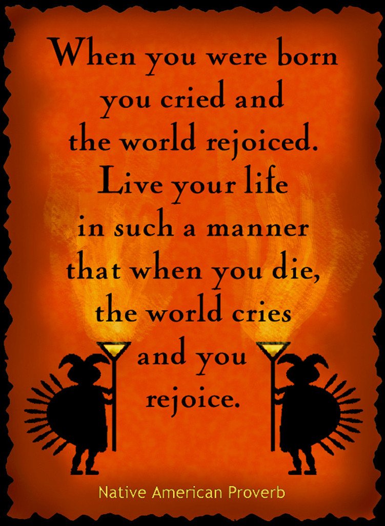 原田高志の英会話 英語スラング 略語講座 ネイティブ アメリカンの心に響く名言 あなたが生まれたとき あなたは泣き 周りの人は笑っていたでしょう だからあなたが死ぬときは 周りの人が泣き あなたが笑うような人生をおくりなさい