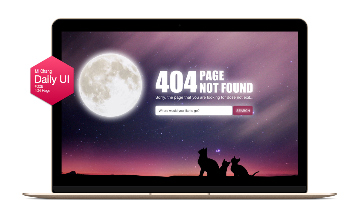 MiChang_tw's tweet photo. #DailyUI #008 lost cats #404Page by @Daily_UI #UIdesign  #UI #UX #Webdesign #dribbbleinvite https://t.co/a0xyJosLK8 https://t.co/7KlfUYKmFL