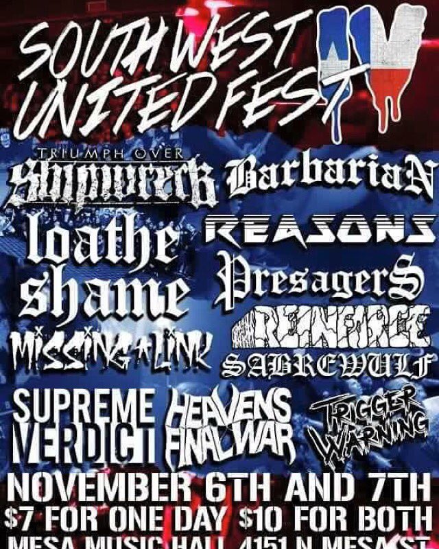 TWHARDCORE's tweet photo. We're playing day 2 tomorrow! We open it up at 7:30. 216 Ochoa Street in El Paso! https://t.co/UvEWn1SfVF