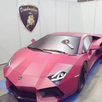 自作の”段ボール ランボルギーニ”のクオリティーが高すぎる!