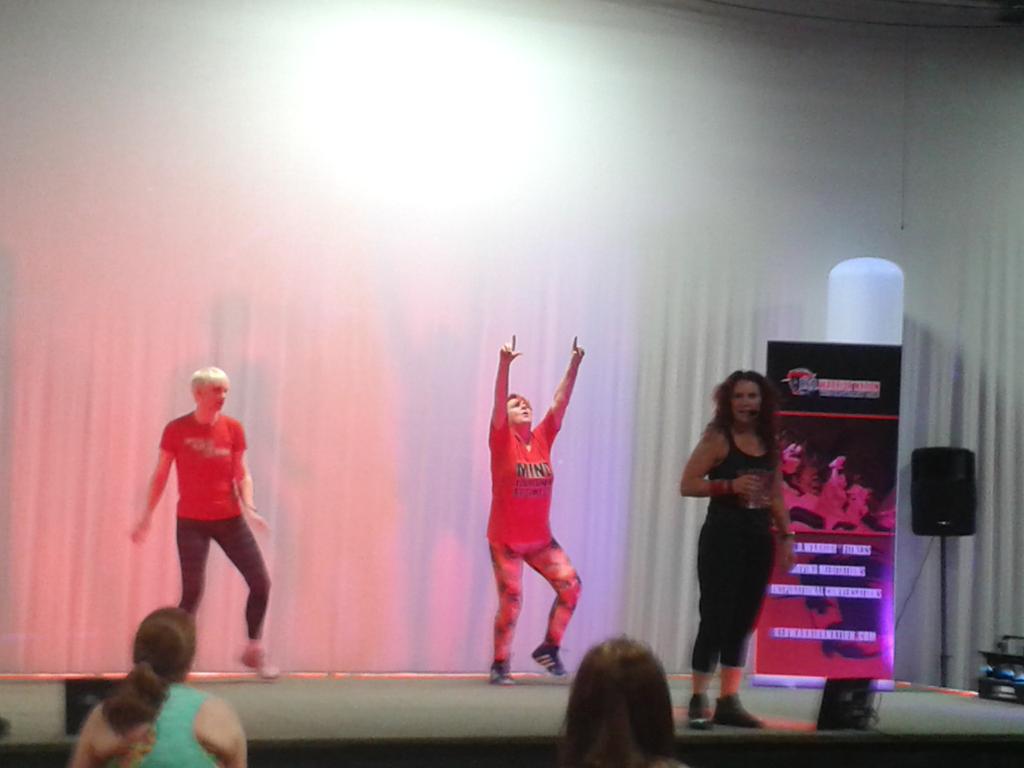 SusanMacKellar's tweet photo. Red Warrior @projectfitexpo - AMAZING!!! https://t.co/yUvMoqCR9w