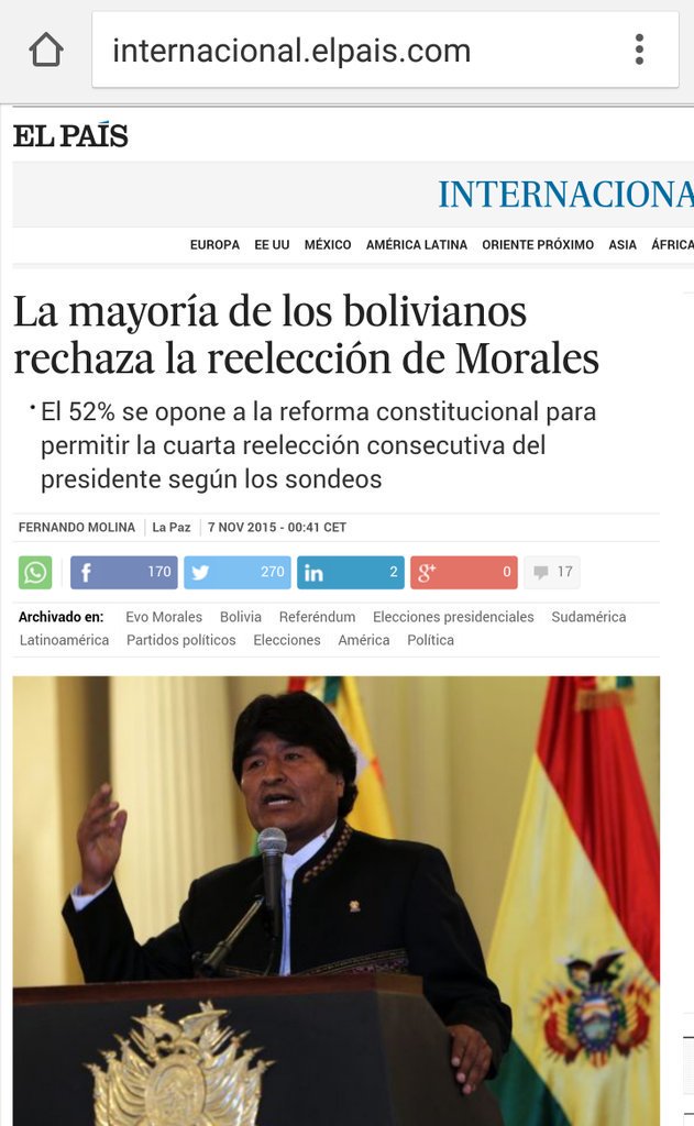 se cansó de la dictadura populista folklórica cocalera del indígena Evo Morales CTN_2EHWIAAB-gu