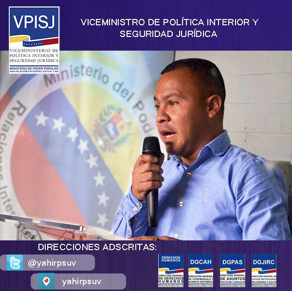 Te invitamos a seguir la cuenta del viceministro de Política Interior y Seguridad Jurídica: Yahir Muñoz <a href="/yahirpsuv/">Yahir Muñoz García</a>