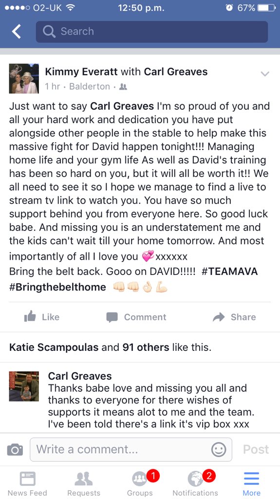 EverattKimmy's tweet photo. @CarlGreavesPro #TEAMAVA #AndTheNew #boxing https://t.co/ZuRvB9mynK