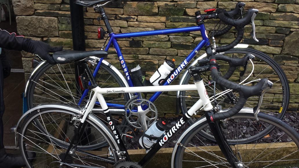 <a href="/TeamWheelguru/">Team Wheelguru</a> only one thing better than a <a href="/RourkeCycles/">Brian Rourke Cycles</a> Rourke on a day like today in Lancashire.....2 Rourkies !