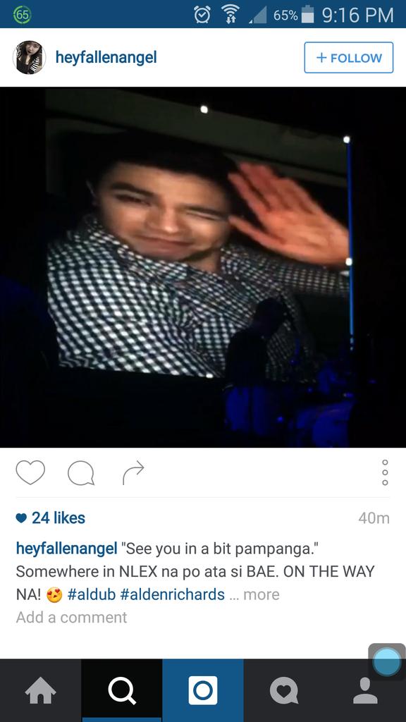 minozxarmyargen's tweet photo. @aldenrichards02 is going to Pampanga :) @aldub_uae @ALDENaticsUAE #ALDUBPerformsTogether https://t.co/EXpKbLPQBU
