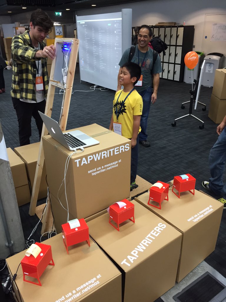 endureco's tweet photo. Getting interactive with Sounds of Vision #mozfest https://t.co/EWh4IbiPsT