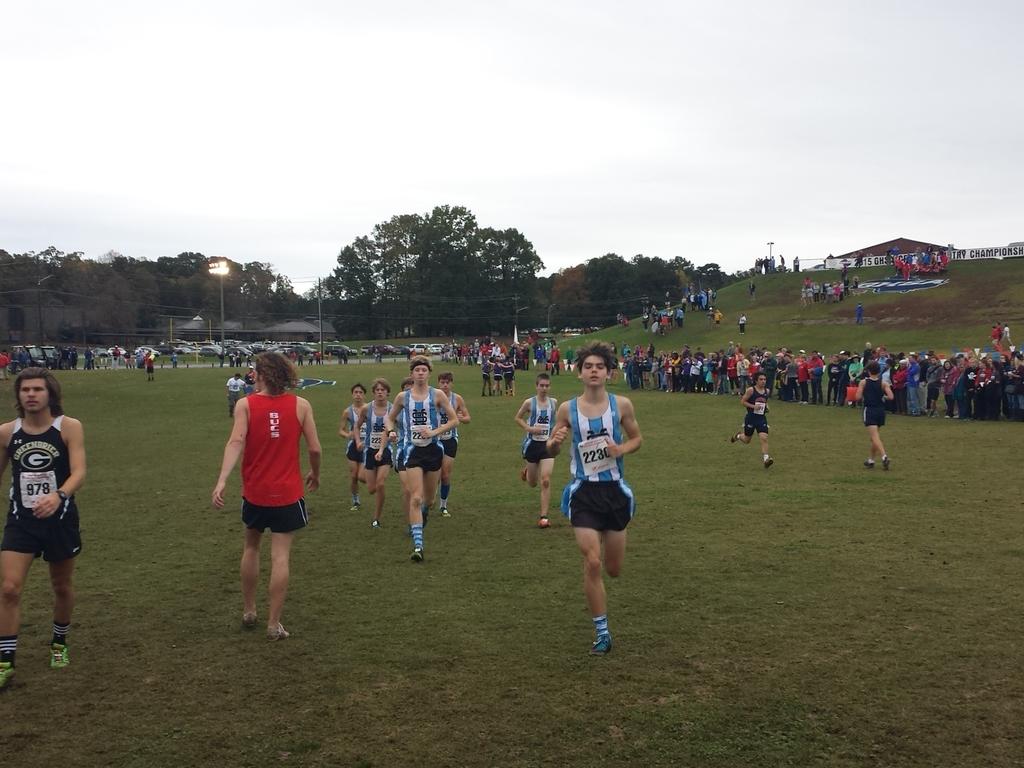 Boys warmed up and getting ready to go!