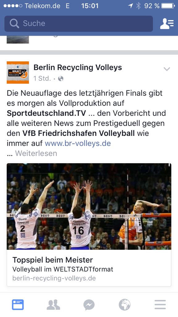 Next game #br Volleys