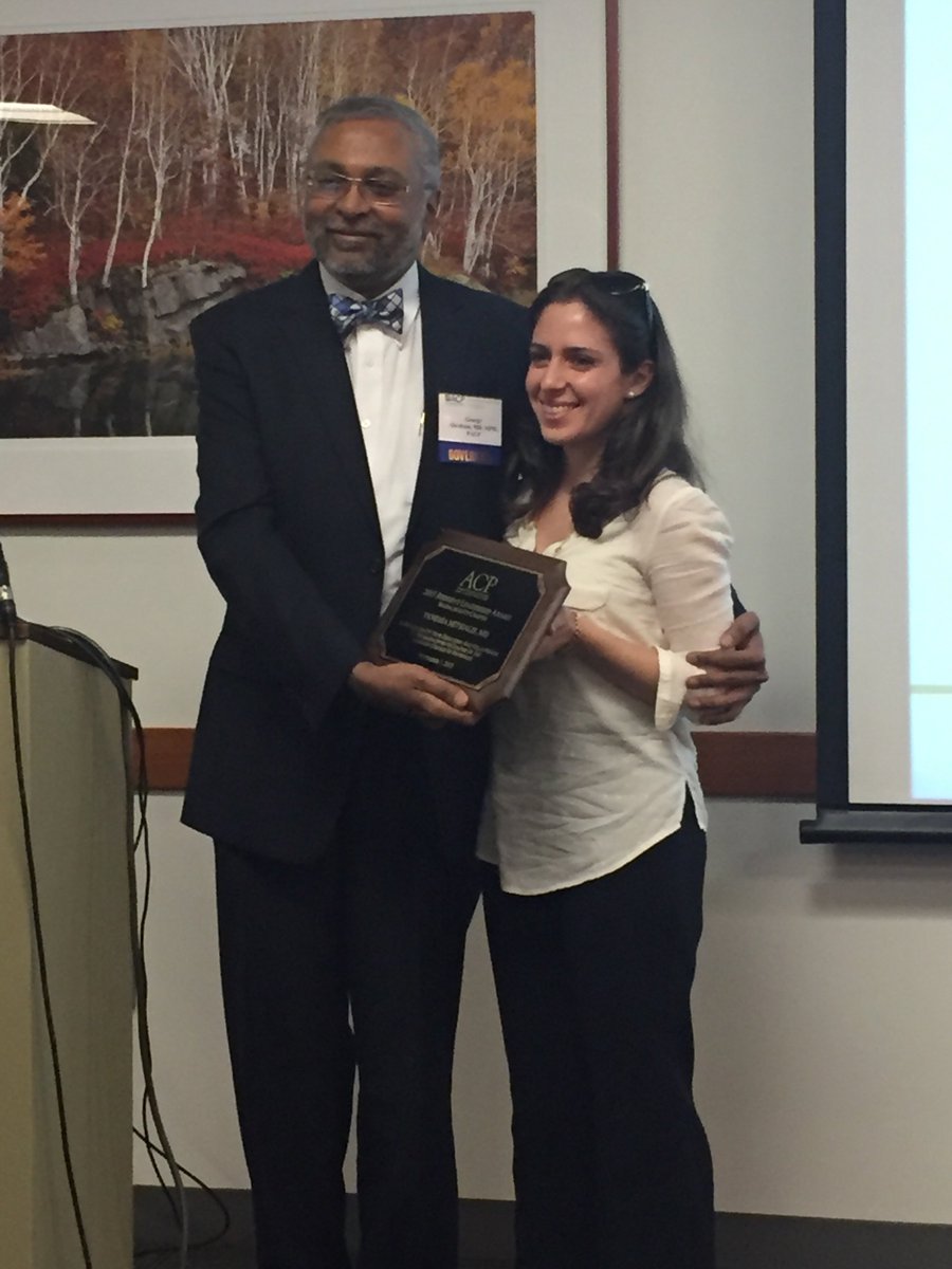 ACPMAChapter's tweet photo. #ACPMA Chapter Resident Award: Vanessa Mitsialis, MD.
Congratulations! https://t.co/DWL1liN3Ai
