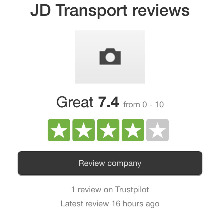 jdlogistik's tweet photo. Har du brugt JD-Transport? Hvis ja, er du meget velkommen til at dele dine oplevelser på Trustpilot😉 https://t.co/x9wfueEmNb