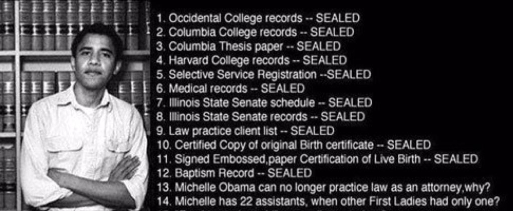 Obama still hiding records seven years later