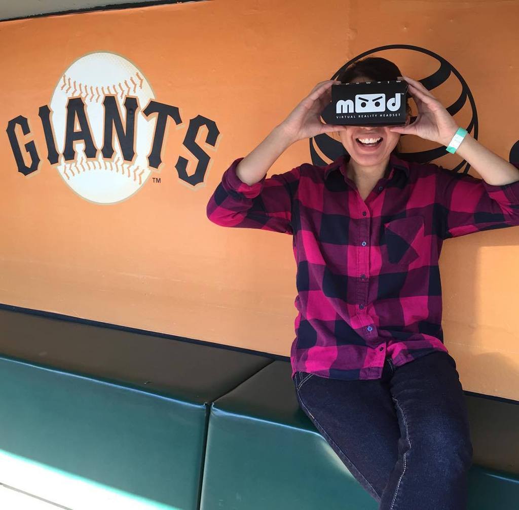 miemode_crew's tweet photo. Wow! We're in the #sfgiants dugout with #m8dvrheadset. Take VR everywhere you go.#discover… https://t.co/GjUNHkR3pT https://t.co/bk3xdq2tU8