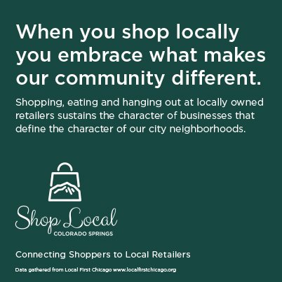#ShopLocalCOS this holiday season. #ColoradoSprings
shoplocalcos.com