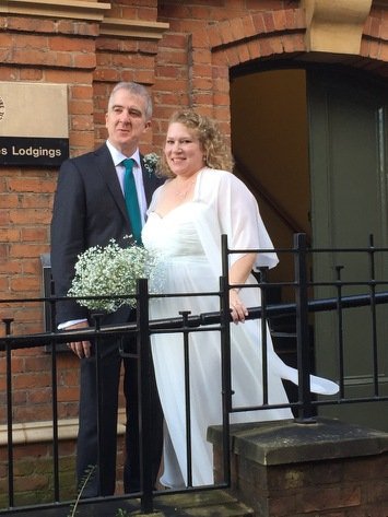 Congratulations Town Mayor Cllr Allison Harrison on her marriage to Martin Farrow.
